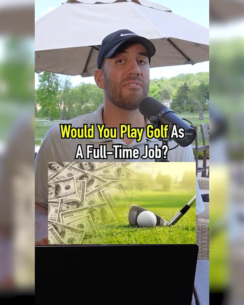 Would you quit your job to play golf full-time? 🤔