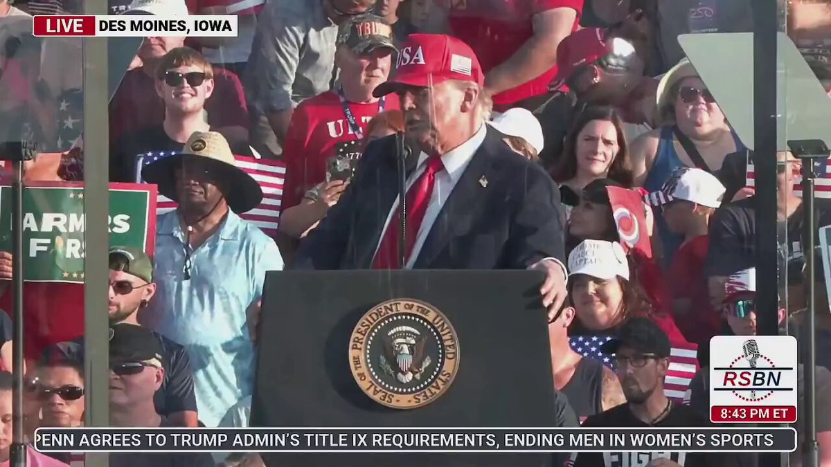 🇺🇸🚨 DERNIÈRE MINUTE : Donald Trump annonce qu’il travaille sur une législation pour protéger les travailleurs de longue date dans l’agriculture et l’hôtellerie qui se font « expulser de façon brutale », faisant vraisemblablement référence aux descentes liées à l’immigration.