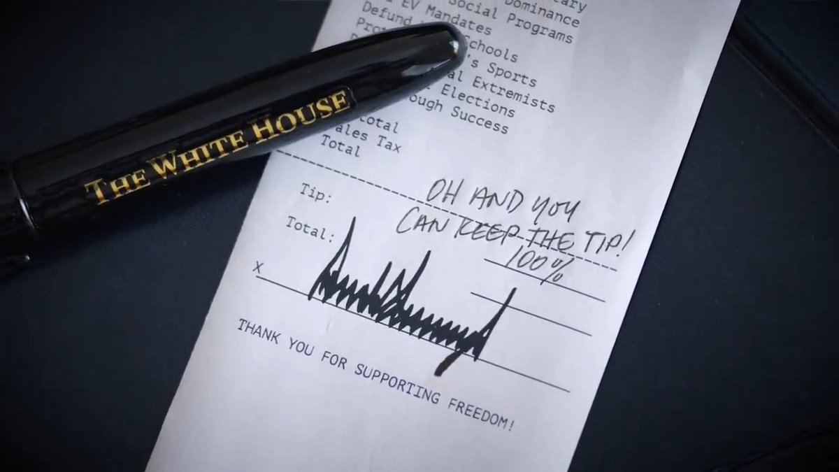 The American people gave President Trump a mandate — and we’ve got the receipts The One Big Beautiful Bill delivers on every promise to Make America Great Again. 🇺🇸🧾