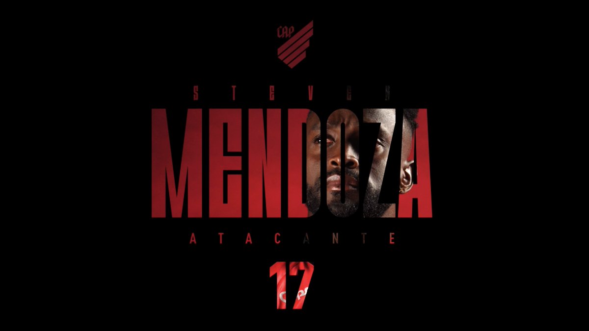 Oficial! O atacante Mendoza é o novo reforço do Athletico. 🎥 Athletico Paranaense