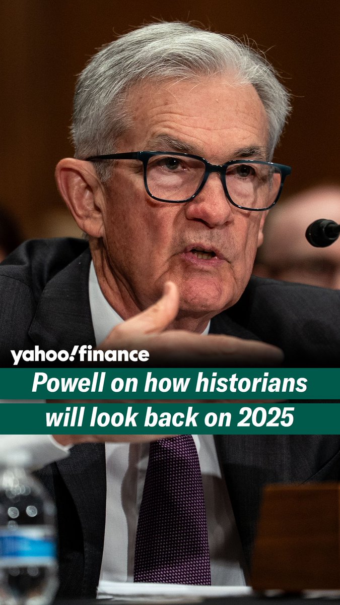 Hopefully, historians will look back on 2025 "as a year that we've successfully challenged some significant economic changes," Fed Chair Powell says.