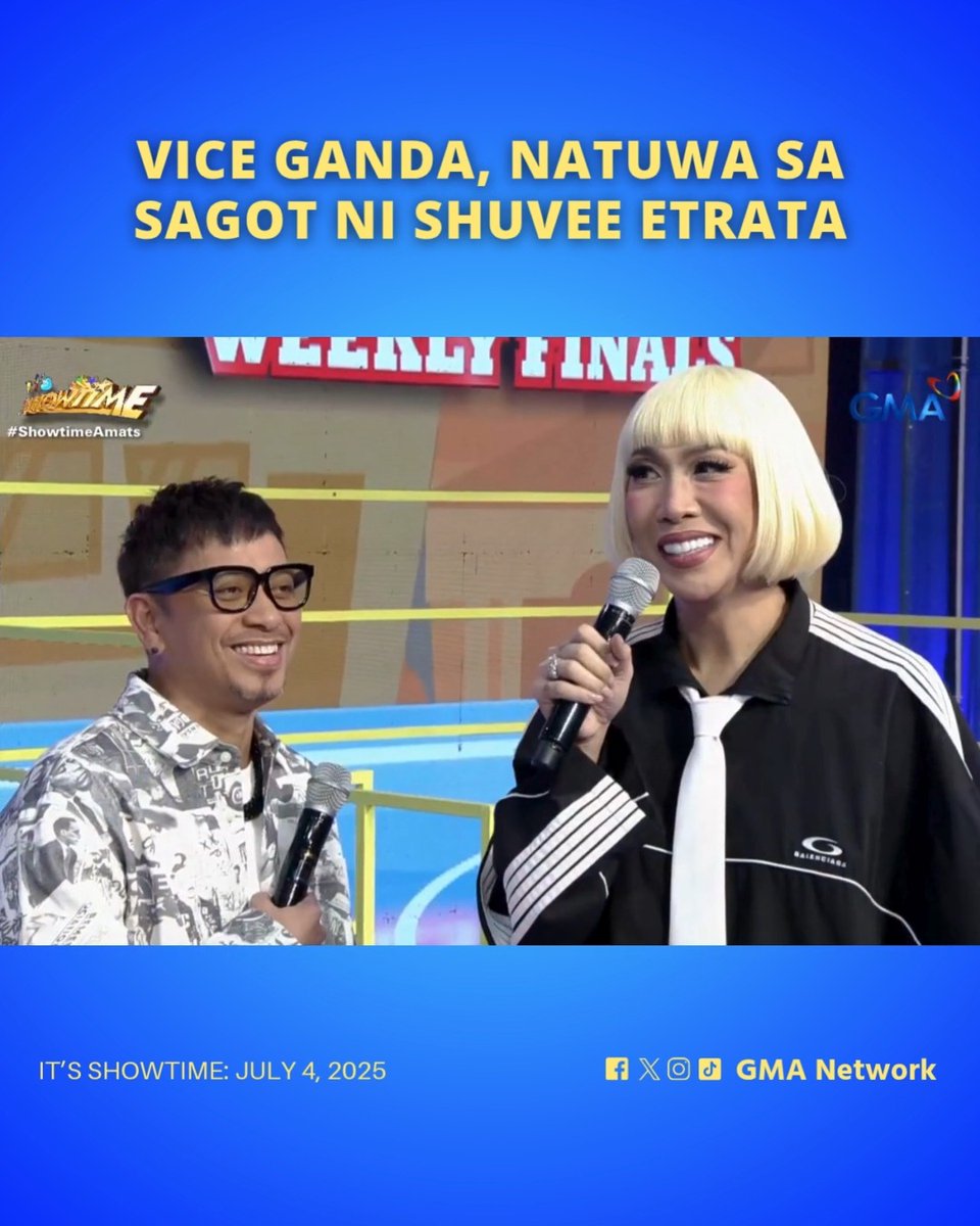 #ItsShowtime #Highlights: “We extend you tomorrow ha, you come back tomorrow.” - Meme Vice to Shuvee 🤣 #ViceGanda Watch #ItsShowtime every 12:00 p.m. from Monday to Saturday on GMA. For more videos, visit: