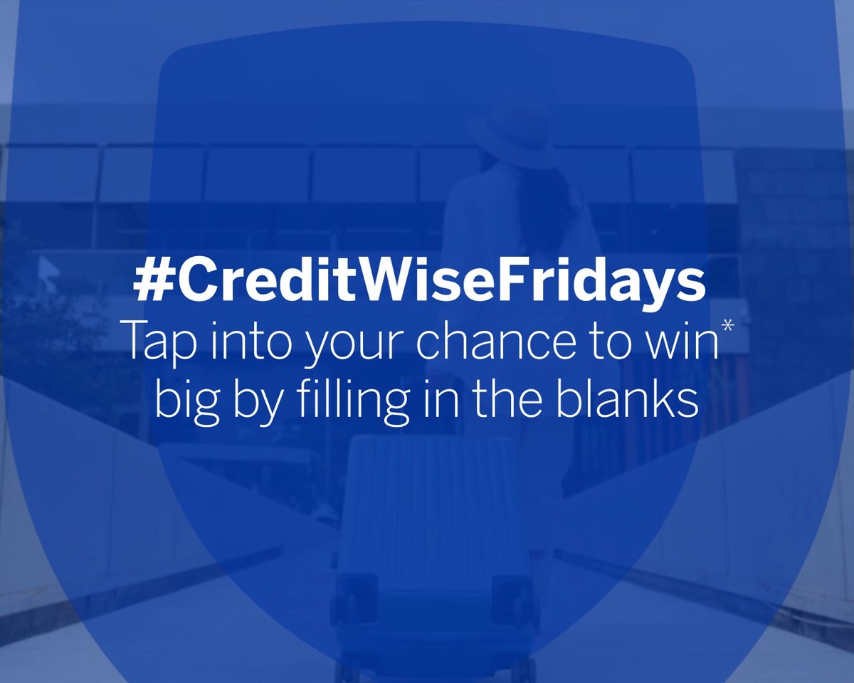 Win* big with CreditWiseFridays💙 . Complete the sentence in the video and you could win* a R2 500 direct deposit into your Standard Bank Credit Card to get you closer to your dream trip. Get some hints here: 😉 SBLove💙 *Ts&amp;Cs apply.