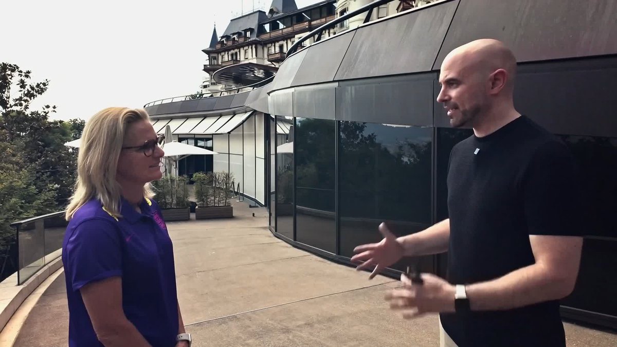 "It feels like a new challenge" England boss Sarina Wiegman on moulding her squad with some new players ahead of their Euros campaign starting tomorrow against France 🏴