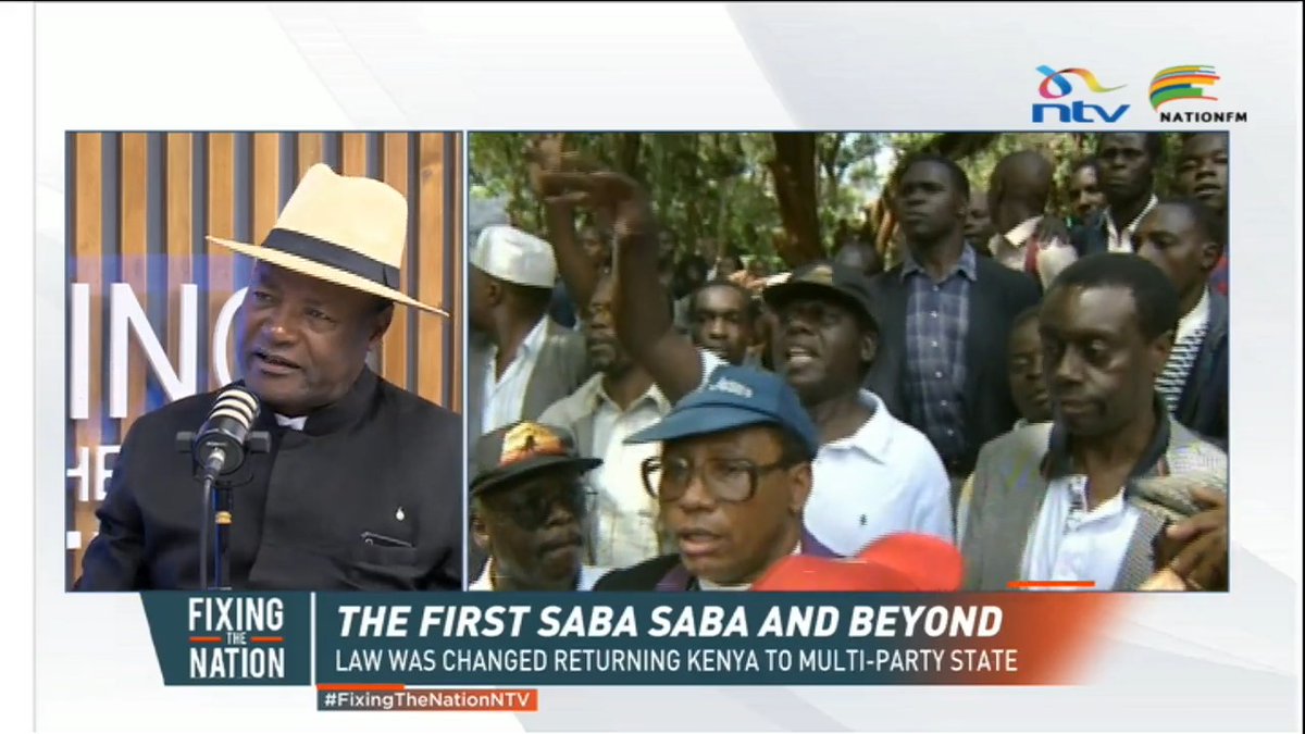 Saba Saba, 1990: How organisers used 26 pubs in Nairobi to plan for THE Kamukunji rally. Njeru Kathangu goes down memory lane. #FixingTheNationNTV Nomadic Panda 🐼 Nation FM Eric Latiff JM Media