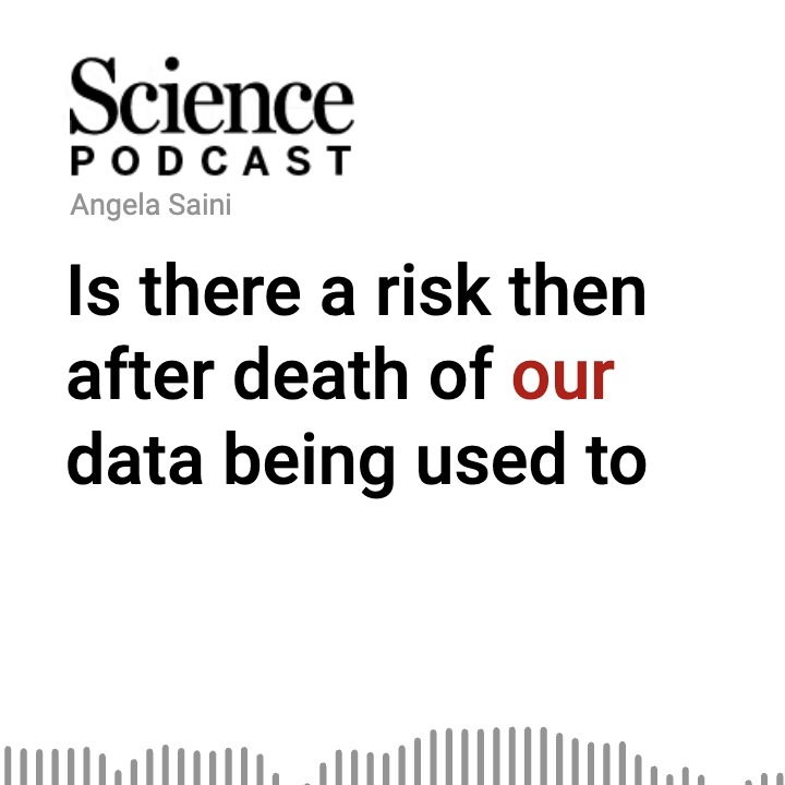 Facebook users die. So do smart device users, YouTubers, and video game streamers. Yet few of today’s technologies are built to accommodate this reality. In the second of the #SciencePodcast🎙️ six-part series on books exploring the science of death, host Angela Saini talks with Tamara Kneese about what happens to our online lives when we die.