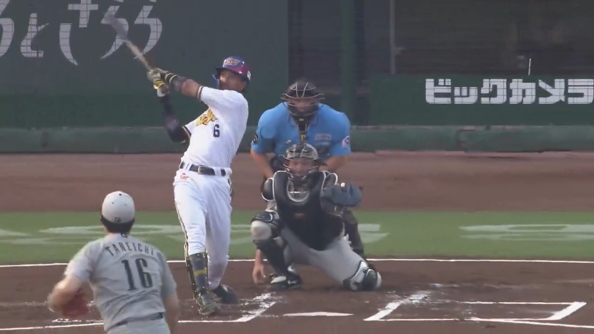 一振りで仕留める!🔥 オリックス 宗佑磨 選手の今シーズン第3号先制ソロホームラン‼🌈 👇ライブ配信はこちら