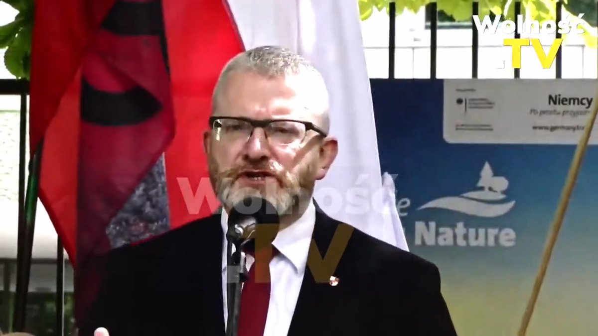 ‼️Grzegorz Braun na PIKIECIE pod niemiecką ambasadą w Warszawie‼️ "Wzywamy Niemców, żeby się otrząsnęli! Żeby zrzucili jarzmo poprawności politycznej, które doprowadziło ich do tego UPADKU! To jest WOJNA nam wszystkim wydana - i Niemcom i Polakom! Ale niemieckie problemy nie będą rozwiązywane polskim kosztem!" Grzegorz Braun Konfederacja Korony Polskiej