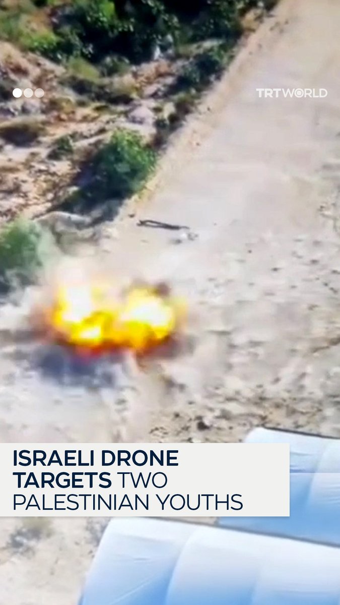 A new video released by Israeli military media shows the moment two Palestinian youths were killed while returning from collecting food to their home in central Khan Younis