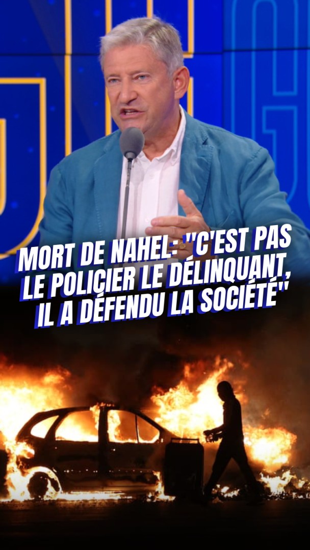 🚨 Mort de Nahel : le policier auteur du tir a repris le travail. Choquant? Pour Emmanuel De Villiers, "c'est normal"