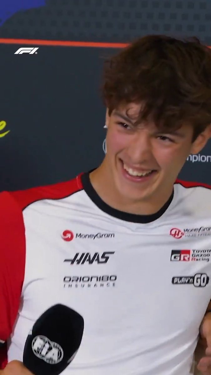 Ten years ago, Ollie Bearman was cheering on his heroes at Silverstone... Now he's about to line up on the grid 🤩 #F1 #BritishGP MoneyGram Haas F1 Team