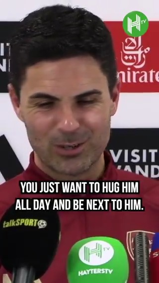 🗣️ Mikel Arteta on Takehiro Tomiyasu in 2024: “You just want to hug him all day and be next to him. He’s always smiling. He’s always positive.” ❤️🥺