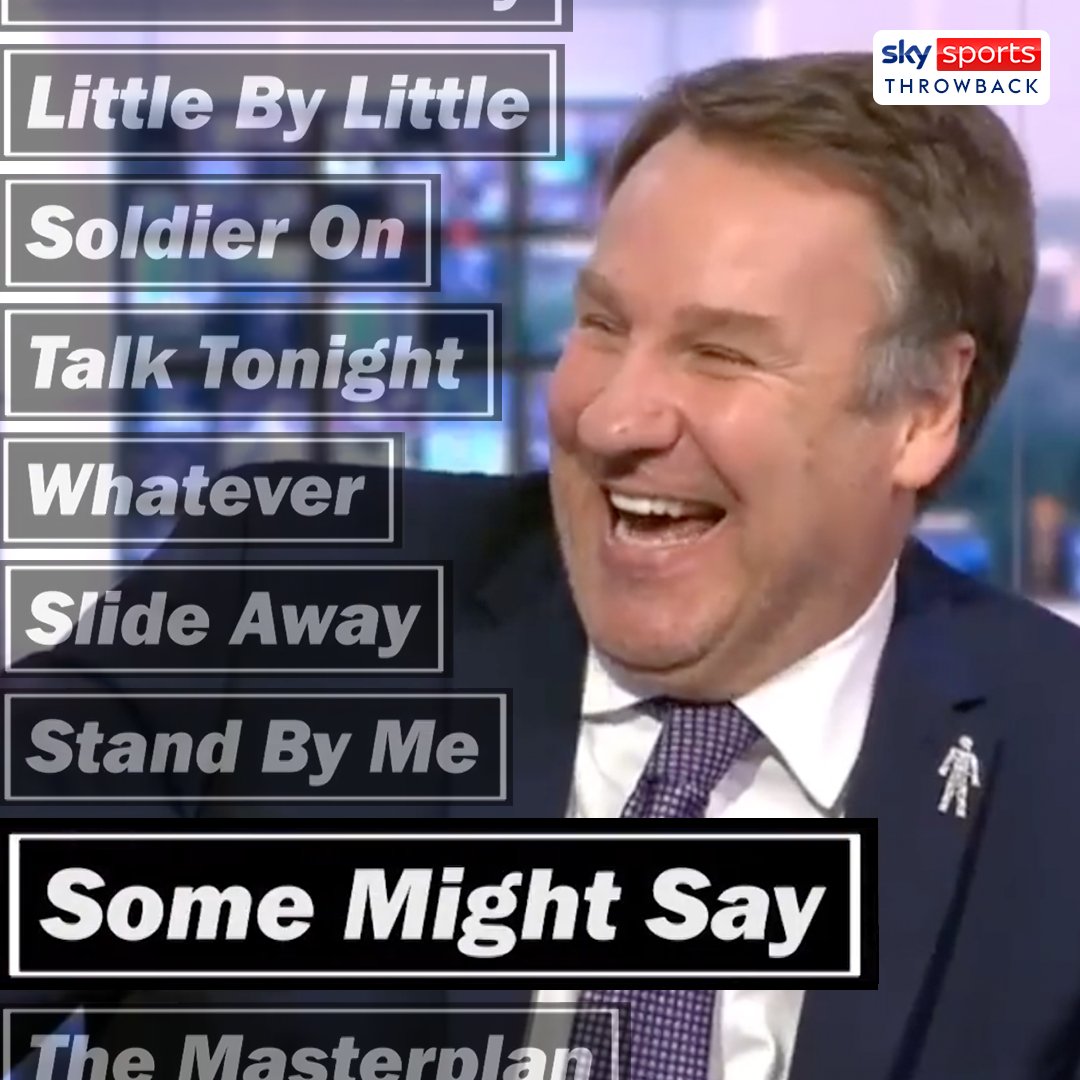 When Merse was challenged to add as many Oasis track names as possible into his Soccer Saturday shift 😅🎸