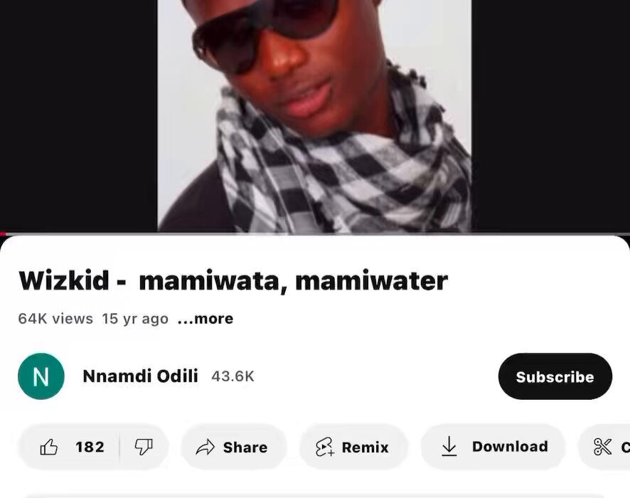 Wizkid first single release -mamiwater 2009🤯