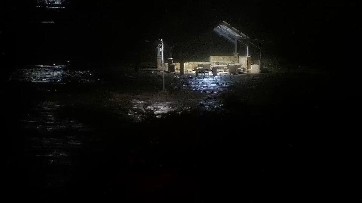 Here is TIME-LAPSE video of the rapid flooding of the Guadalupe River in Kerrville. This video shows the gazebo going underwater and has likely been swept away by the floodwaters.