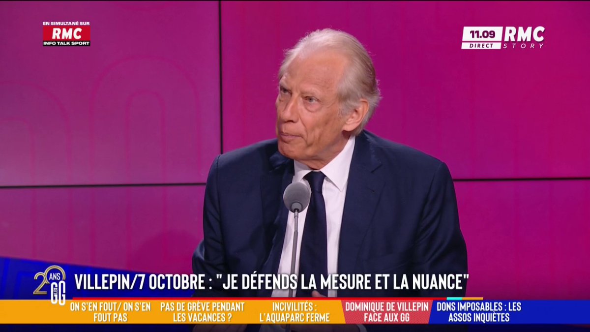 🎙️ Dominique de Dominique de Villepin : "La diplomatie française a vocation à être toujours en initiative. Nous ne sommes pas suffisamment à notre place. La diplomatie doit jouer un rôle de bouclierL La diplomatie française a été brouillée par Emmanuel Macron."