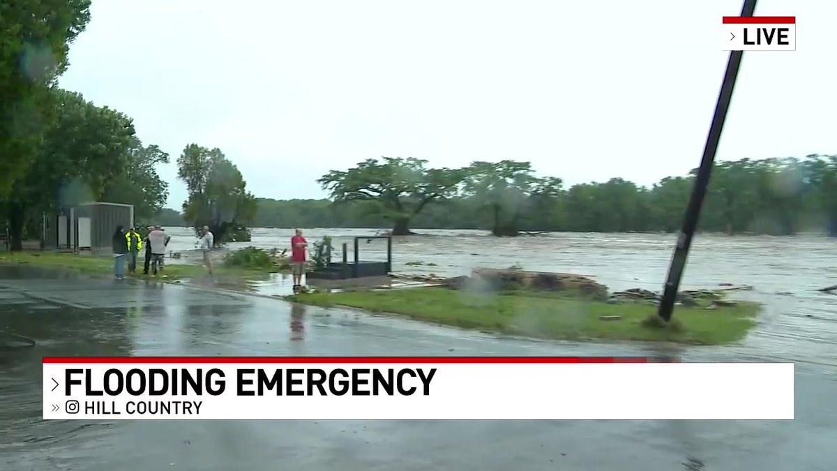 FLOODING UPDATE: David Mendoza reports from Kerrville along the Guadalupe River.