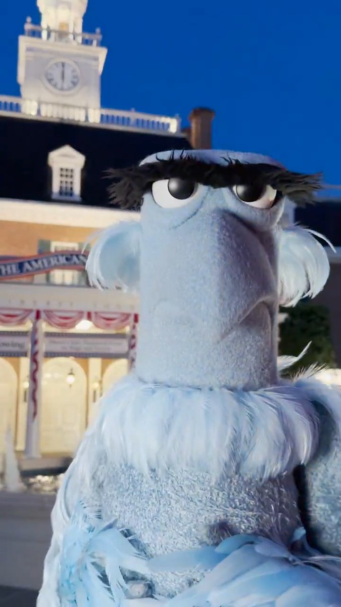 In the most dignified way possible… Happy Fourth of July from Sam Eagle! 🇺🇸🦅 #DisneyParks