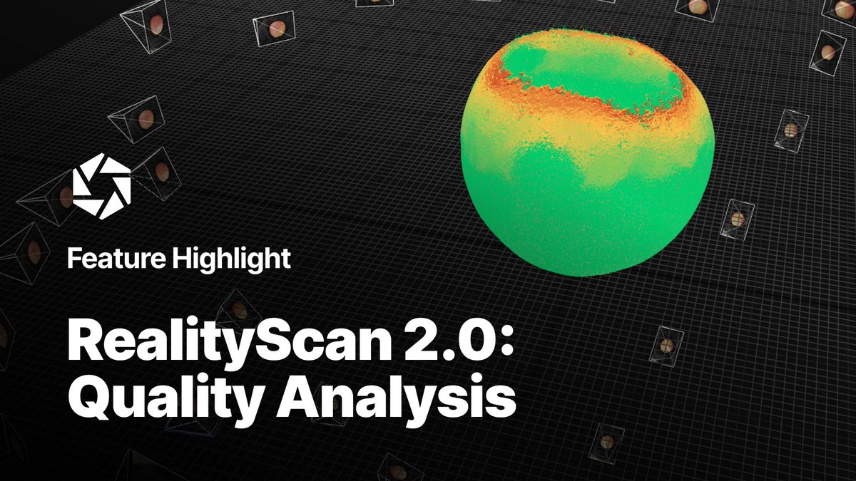 In order to get the best out of your data, you'll need to evaluate its quality 🔎 RealityScan 2.0 gives you access to the Quality Analysis feature, allowing you to assess tie point and mesh quality to identify areas where more images or attention is needed.