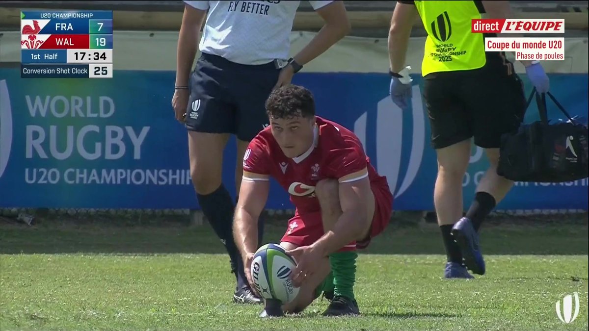 Les Bleuets sont menés en phase de poules du Mondial U20 ! Suivez la rencontre > #lequipeRUGBY