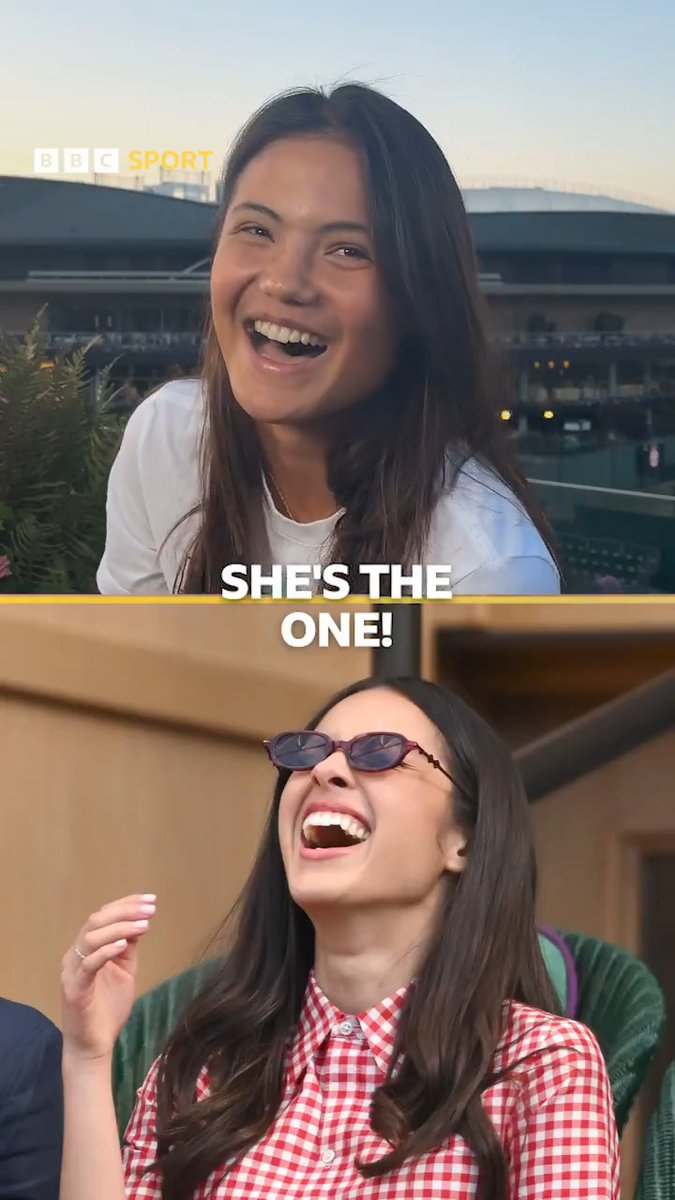Some key advice from Emma Raducanu, thanks to Olivia Rodrigo 😄❤️ #Wimbledon