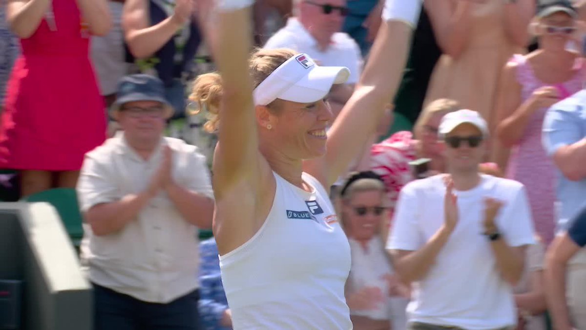 Another seeded player out at Wimbledon 😳 Laura Siegemund defeats No. 6 Madison Keys to becomes the oldest woman in the Open Era at the time of her first Round of 16 appearance at Wimbledon.