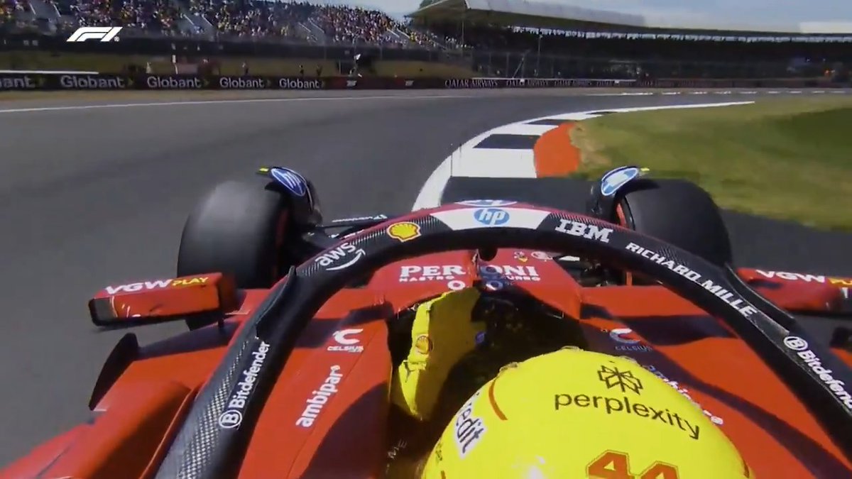 Lewis Hamilton 🤝 Silverstone Ride onboard with the seven-time world champ as he clocks the fastest time in FP1 #F1 #BritishGP