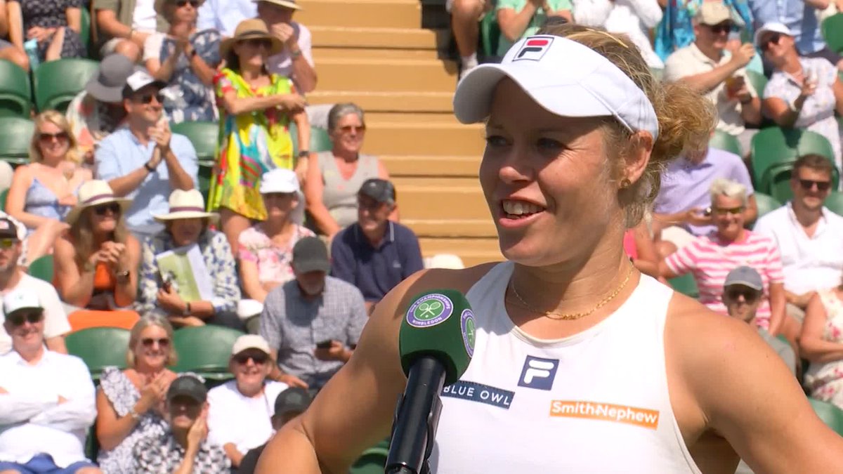 "I know what I can do, and I know what I can't do." Laura Siegemund kept it real following her 3R win over Madison Keys 💭 #Wimbledon
