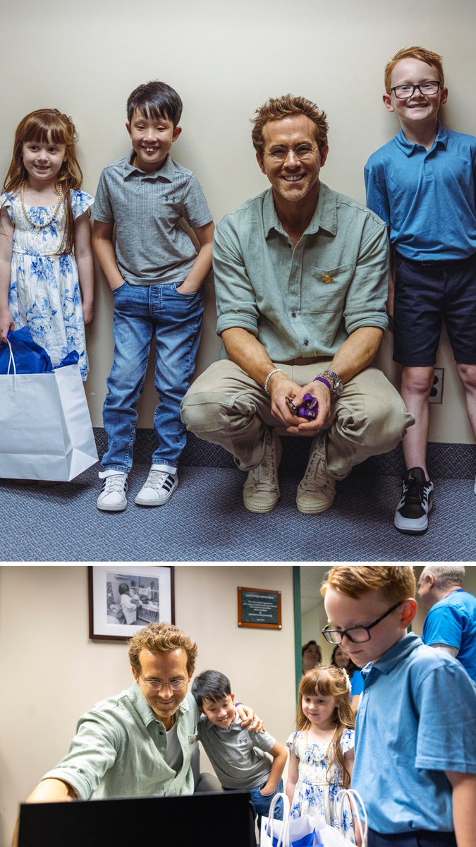 Order of Canada but make it SickKids 💙 Patient Ambassadors Everett, Addy and Owie bestowed our friend Ryan with the first ever Order of SickKids in honour of him being named to the #OrderofCanada. We're so grateful for everything he does for The Hospital for Sick Children (SickKids) and for Canada. 🇨🇦