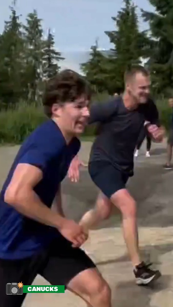 The Canucks’ first-rounder Braeden Cootes made history at Development Camp as he beat a Sedin up Grouse Mountain! The prospects had a 10-minute head start, but it's still an incredible accomplishment. David Quadrelli Presented by | Pacific Toyota Dealers