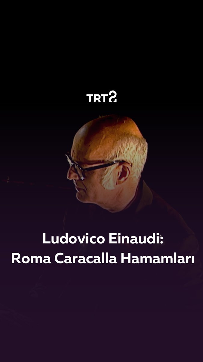 İtalyan piyanist ve besteci Ludovico Einaudi, Roma’daki tarihi Caracalla hamamlarında gerçekleştirilen konserde, “In a Time Lapse” albümündeki eserleri seslendiriyor. 🎹 “Ludovico Einaudi: Roma Caracalla Hamamları” konseri, bugün 23.30’da TRT 2’de. 🎼