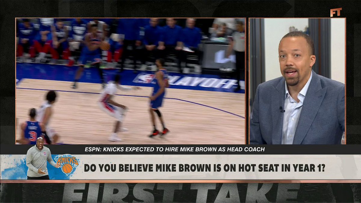 "You are a failure for this season if you do not at least make the finals and win a championship." David Dennis Jr. feels expectations are high for Mike Brown going into the new season for the Knicks 👀