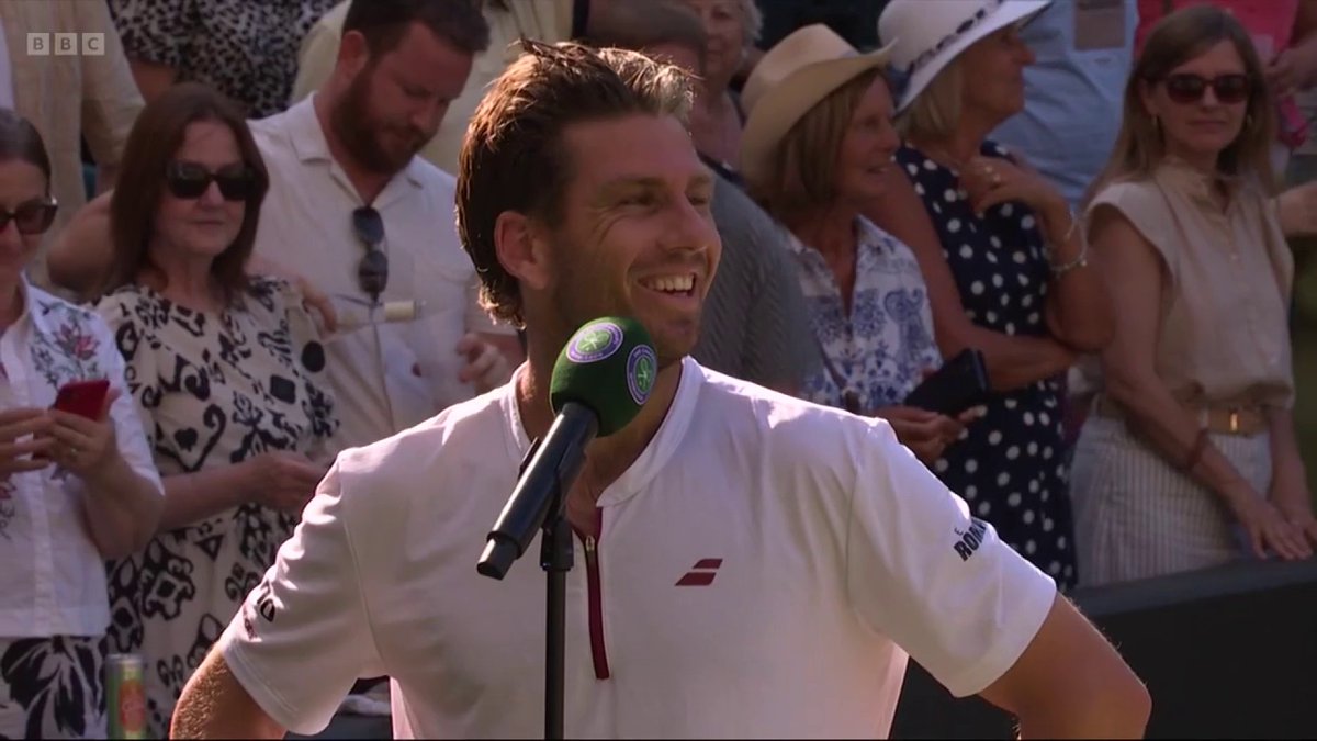 Last British man standing in the singles? 🗣️ "I don't really care about that" 🤷 Cameron Norrie is just "enjoying his tennis" - and it shows 👏