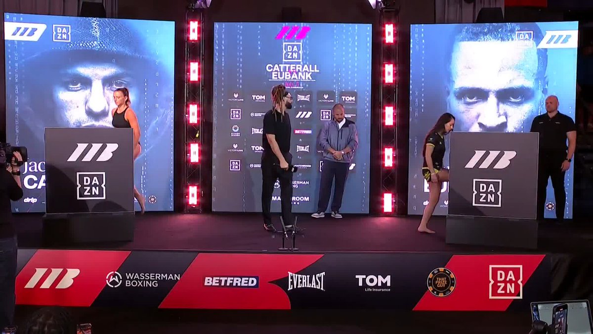 ⚖️ WEIGH-IN &amp; FACE-OFF 👀 Skye Nicolson vs Carla Gonzales #CatterallEubank