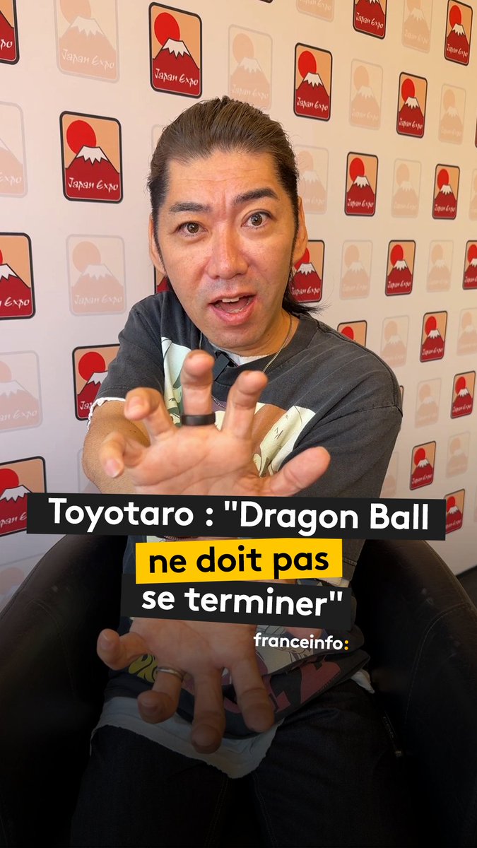 🗨️ "Dragon Ball ne devrait pas se terminer..." 🇯🇵 Toyotaro, le mangaka de "Dragon Ball Super", nous parle de son parcours, de ses projets et de l'avenir de la série au succès mondial. #JapanExpoParis
