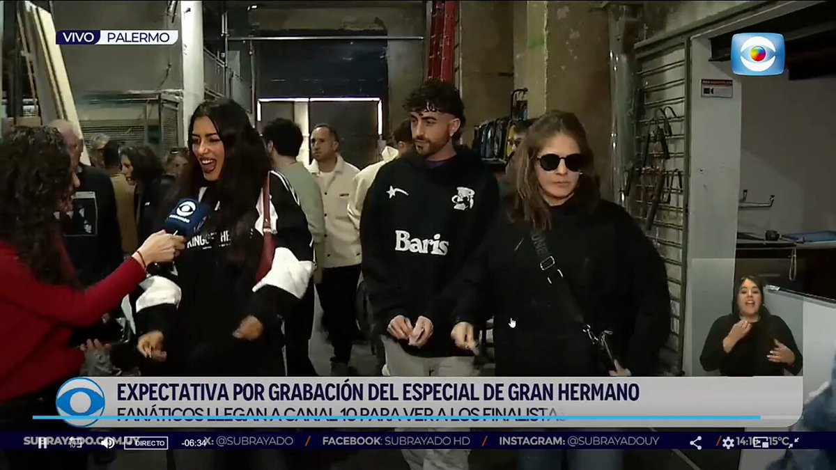 Santi y Luz en el noticiero de canal 10 ❤️‍🩹