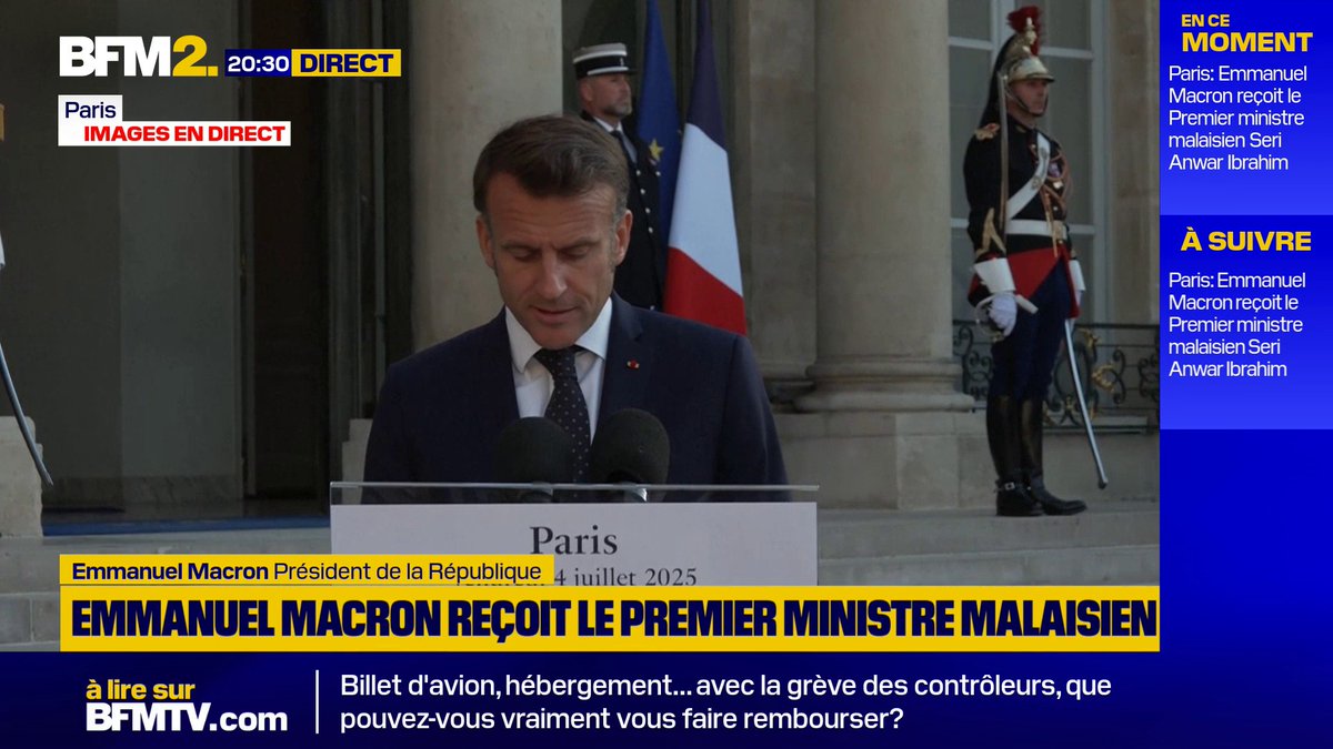 Guerre à Gaza: "Il est de la responsabilité d'Israël de laisser la population civile accéder à l'aide humanitaire", assure Emmanuel Macron #BFM2