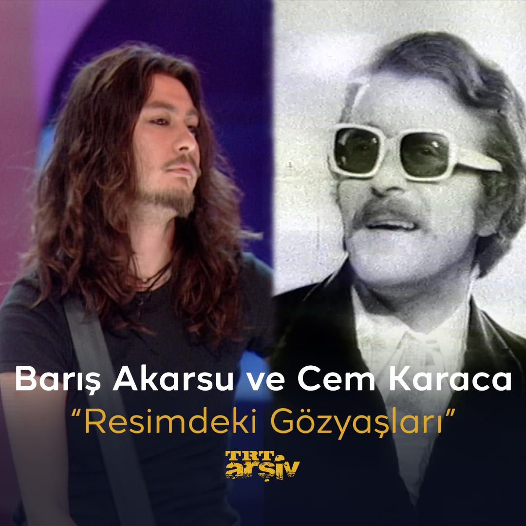 Mikrofonda Barış Akarsu ve Cem Karaca. 🎤 18 yıl önce aramızdan ayrılan #BarışAkarsu’yu “Resimdeki Gözyaşları” şarkısıyla anıyoruz.