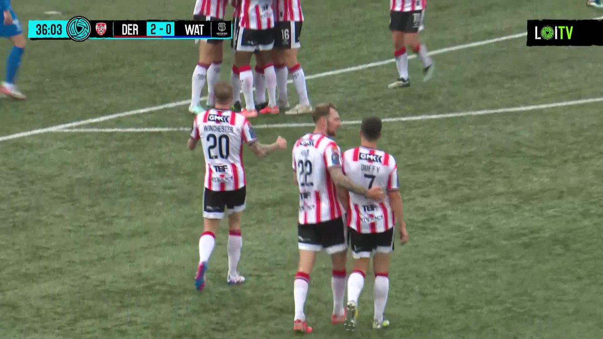 Pick that out!🚀 What an effort from Sadou Diallo to put Derry three up.
