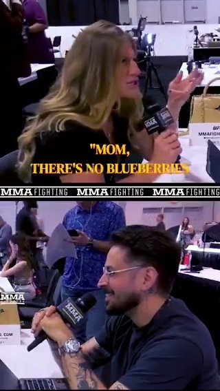 .Kayla Harrison Official may be a #UFC champ, but she's still just mom to her two kids: "On Saturday night, Bruce Buffer is announcing 'And New' … On Sunday, my son is like, 'Mom, there's no blueberries in my oatmeal.'" (🎥 José Youngs)