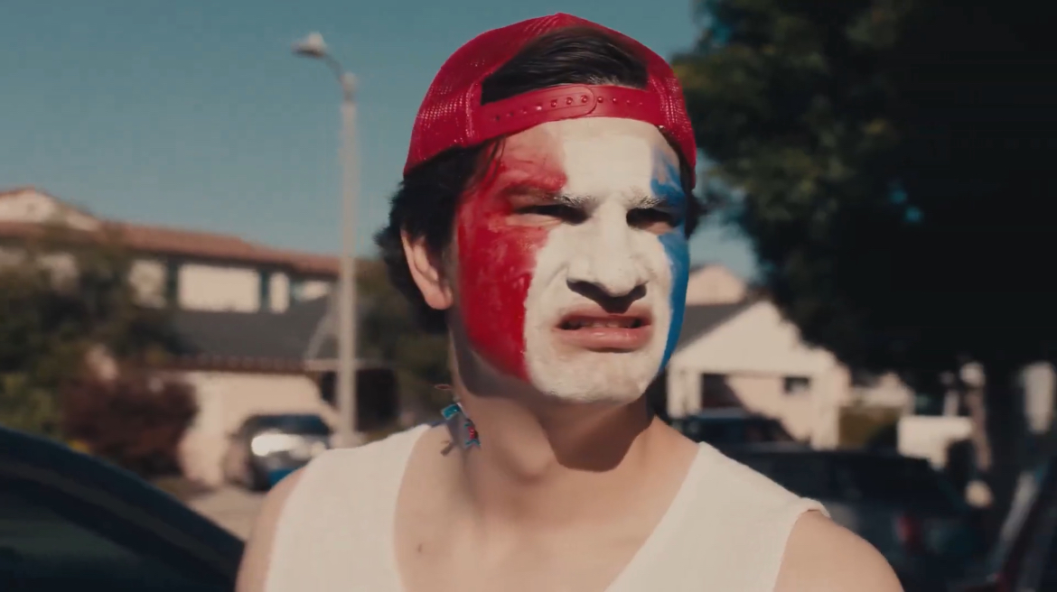 on my way to a 4th of July party
