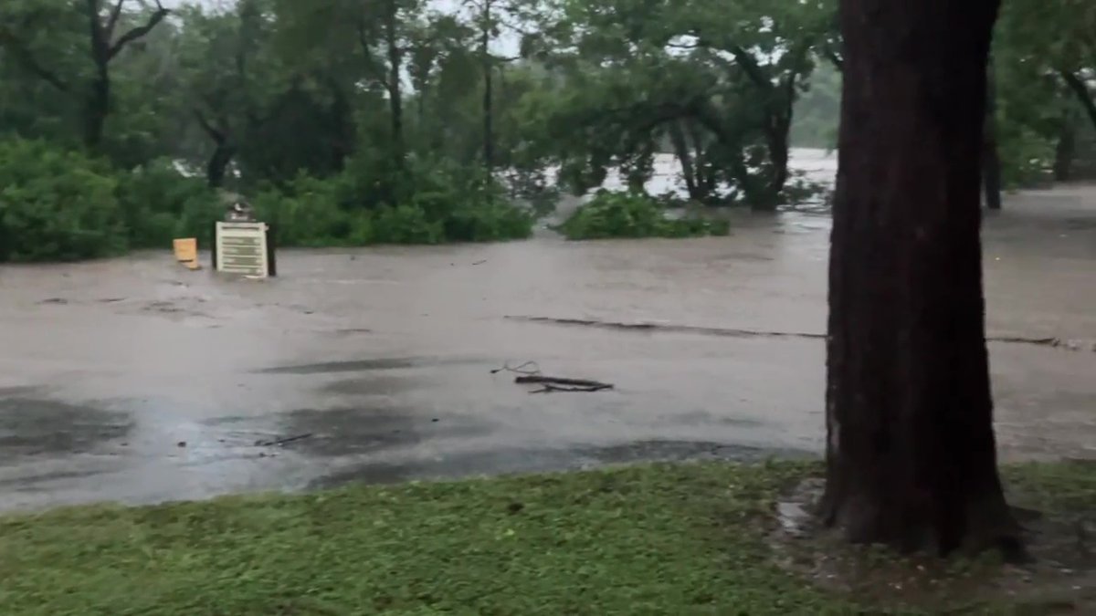 “We were woken up by the park rangers telling us to leave immediately, not knowing the water was right behind our tent ready to take us. We thank God we are okay. And the park rangers were able to wake us up.” - Audrie Gomez at Kerrville Schreiner Park