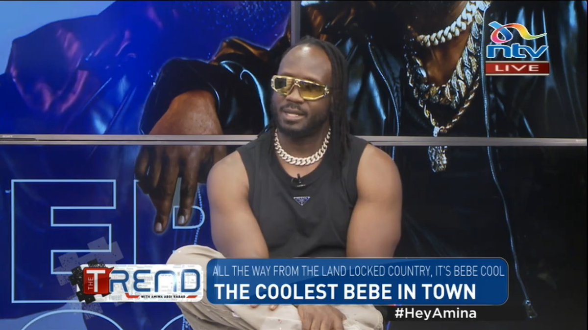 The Coolest Bebe In Town “I started my music in Nairobi, living in South C and working with Ogopa DJs — my real career began in Kenya.” – Bebe Cool reflects on his musical beginnings. #HeyAmina