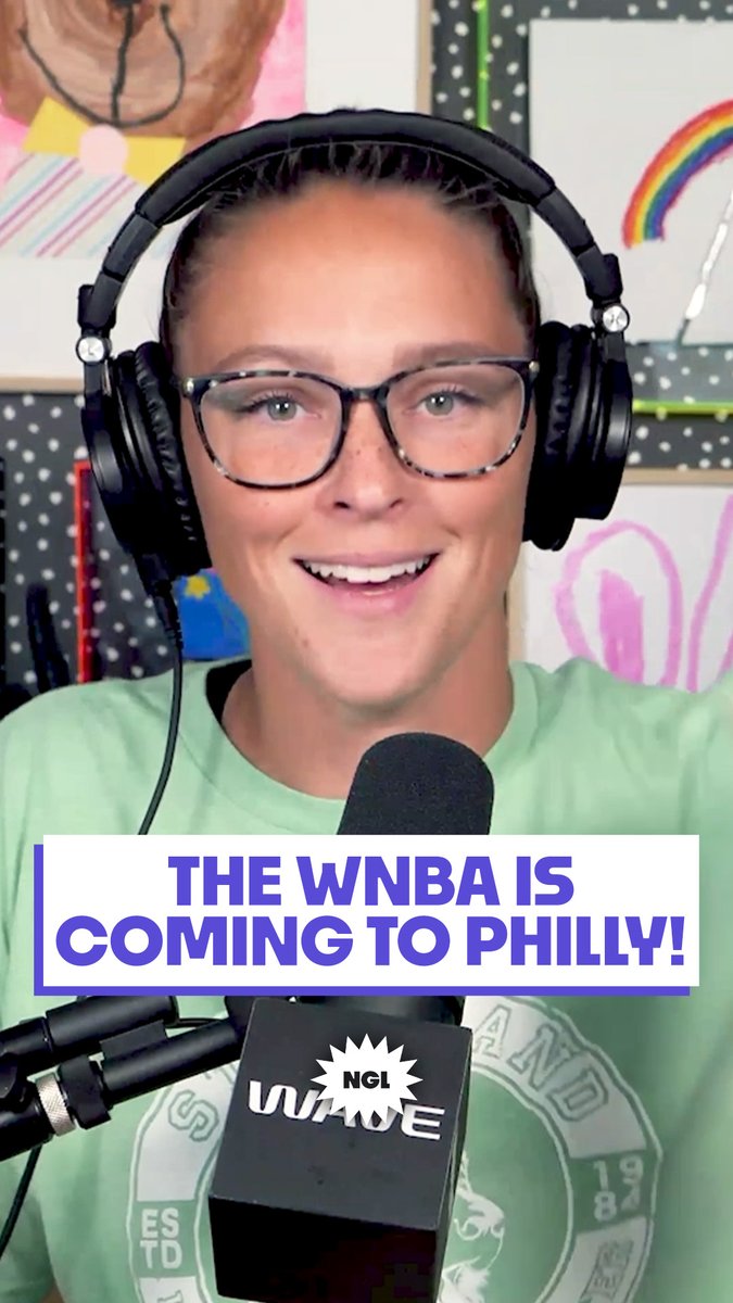 Kylie's so hyped about the WNBA expanding to Philly! Dunkin'