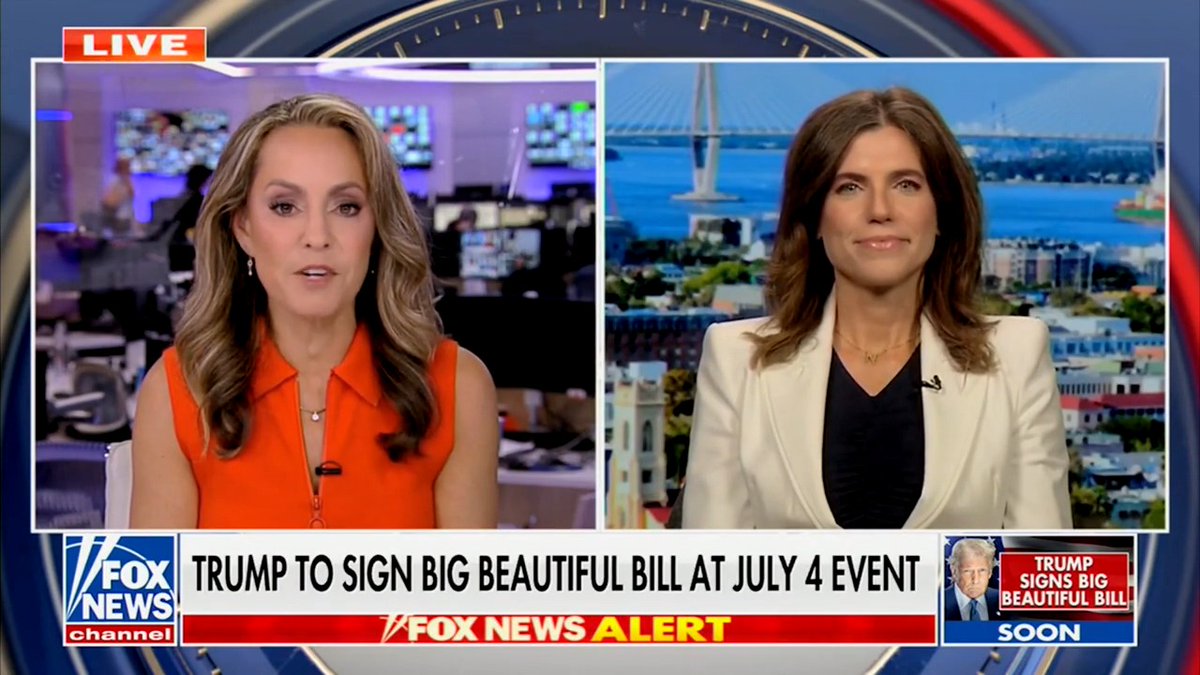 While Democrats opened the border, Republicans shut it down in the Big Beautiful Bill. While Democrats punished the working class, Republicans cut their taxes. When Democrats blocked relief for seniors, Republicans delivered. This Fourth, we celebrate a freer, stronger, more prosperous America!