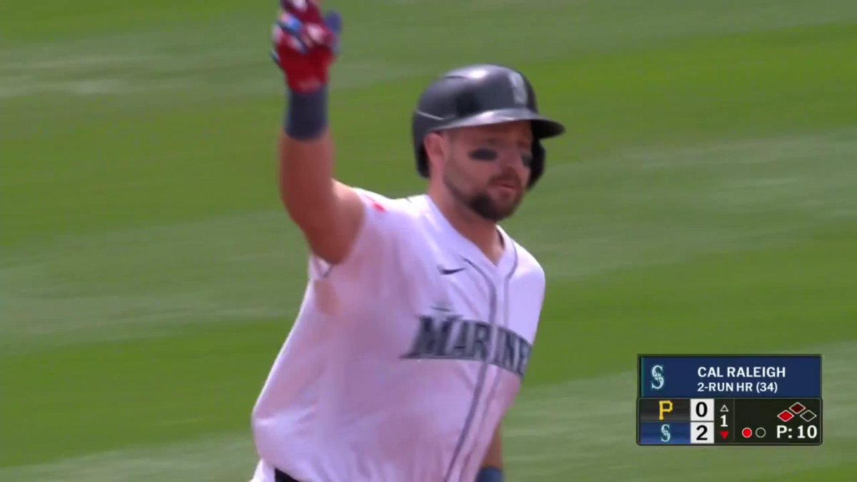CAL RALEIGH HAS HIS SINGLE-SEASON CAREER-HIGH IN HOMERS AND IT'S NOT EVEN THE ALL-STAR BREAK YET 😳 What a season for Big Dumper 👏