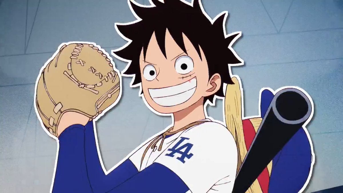 One Piece x Dodgers, the collab we never knew we needed. 😍