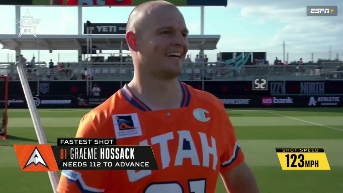 123 MPH 😳 Graeme Hossack sets a new Premier Lacrosse League Fastest Shot record 😱