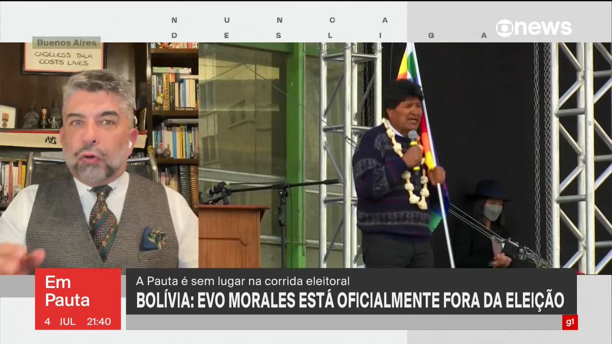 O ex-presidente da Bolívia Evo Morales está oficialmente fora da disputa presidencial do país. Saiba mais com Ariel Palacios . ➡ Assista ao #EmPauta: #GloboNews