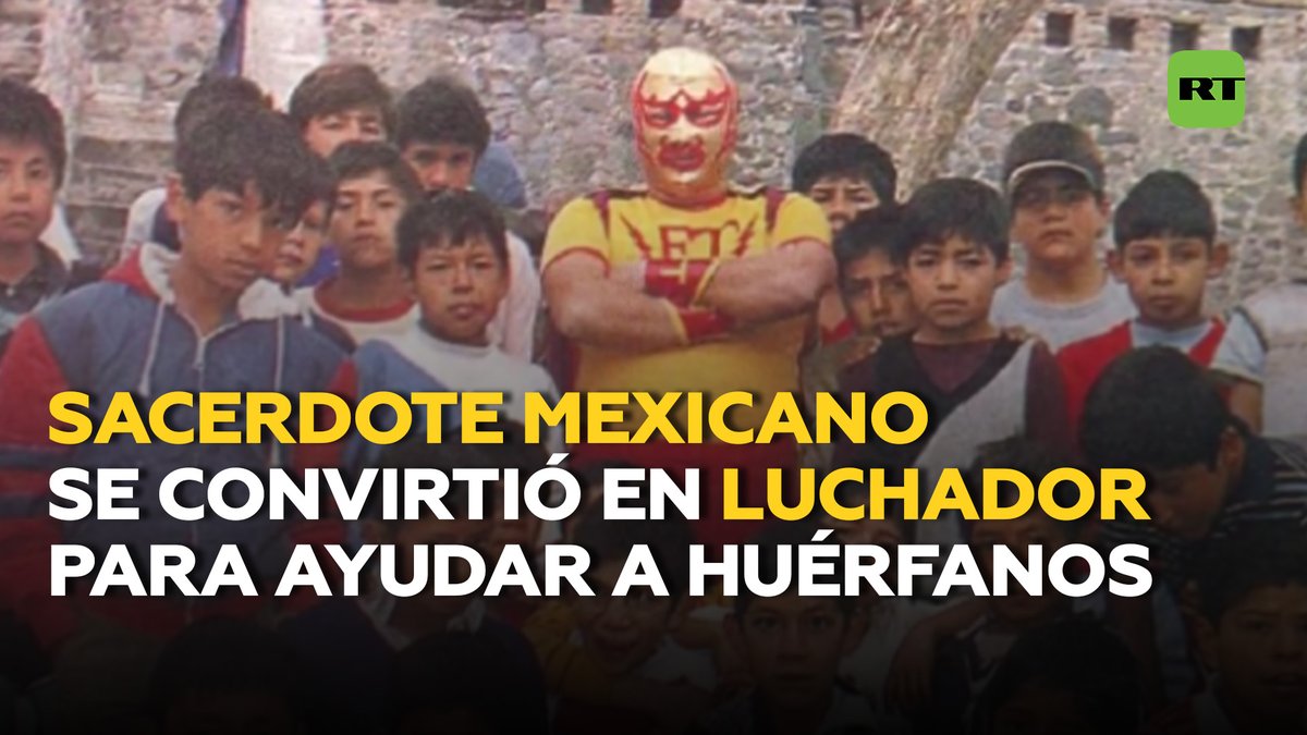 🇲🇽Sacerdote mexicano se convirtió en luchador para ayudar a huérfanos En 1976, el sacerdote Sergio Gutiérrez Benítez encontró una forma poco convencional de recaudar fondos para un orfanato local en México: se convirtió en el luchador profesional Fray Tormenta.